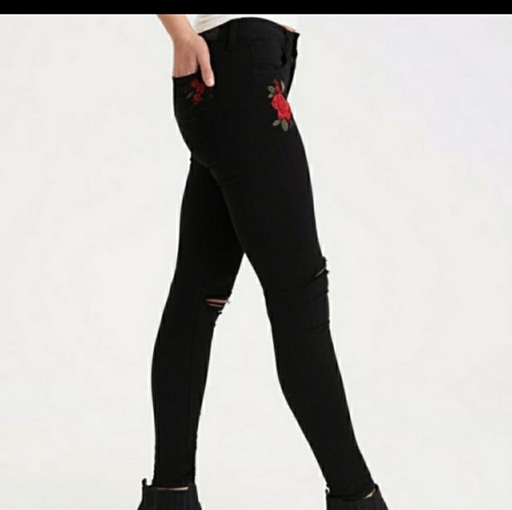 American Eagle Black 🌹Jeggings